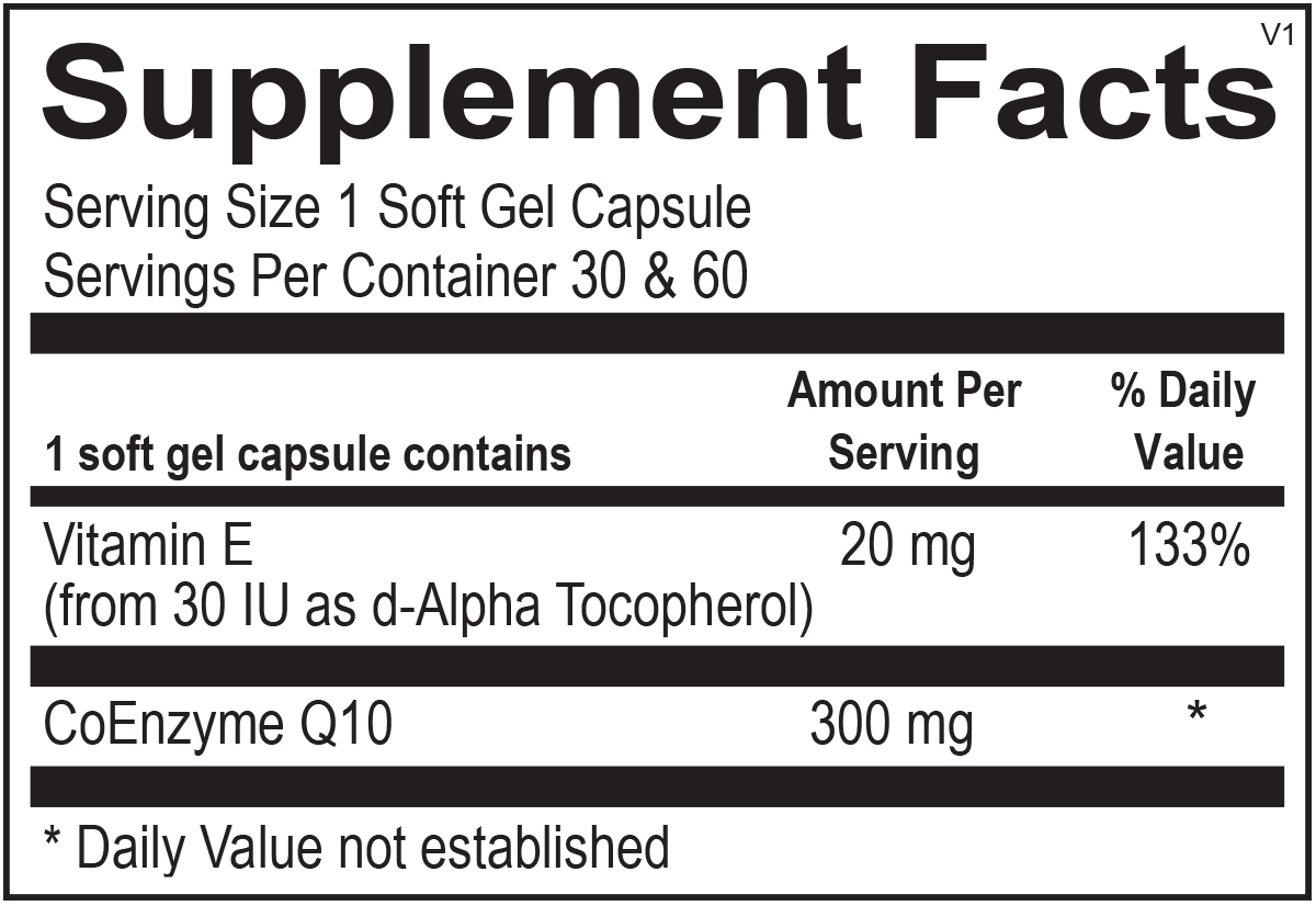 CoQ-10 (300 mg) - Softgels